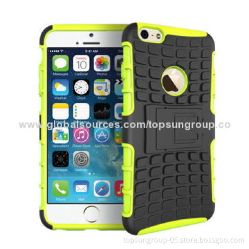 2-in-1 Armor Cases for iPhone 6 with Stent